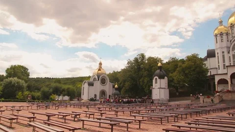 View of the beautiful church Video stock 71377545