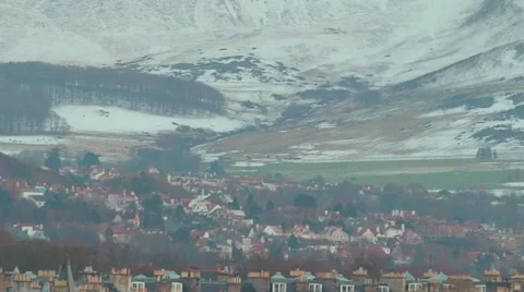 View of beautiful cityscape, Edinburgh Stock Footage 65873952