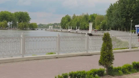 View of a beautiful lake Видео 71948150