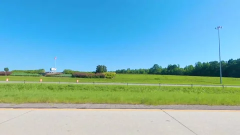 View of beautiful landscape from the highway Stock Footage 141889865