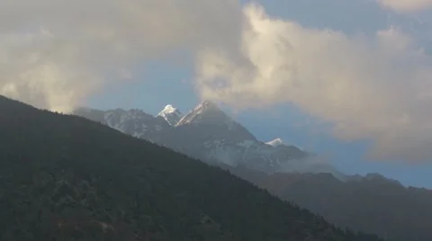 View of beautiful mountain in Mustang Stock Footage 62923848