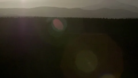 View of beautiful mountain ranges Stock Footage 86373065