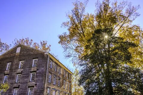 View of a beautiful nature Fall scenery Stock Photos