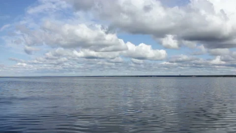 View of a beautiful seascape Stock Footage 118304369
