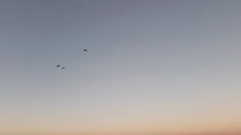View of beautiful sunset sky Video stock 228530730