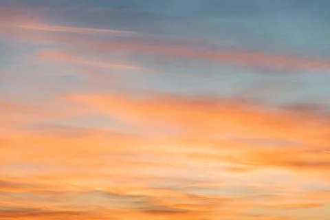View of the beautiful sunset sky Stock Photos