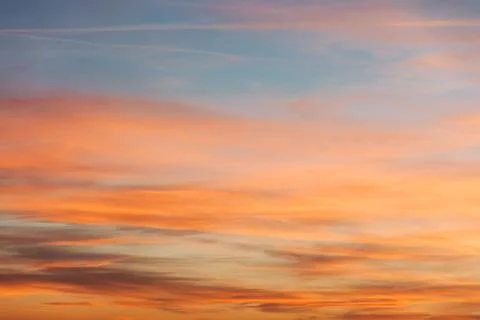 View of the beautiful sunset sky Stock Photos