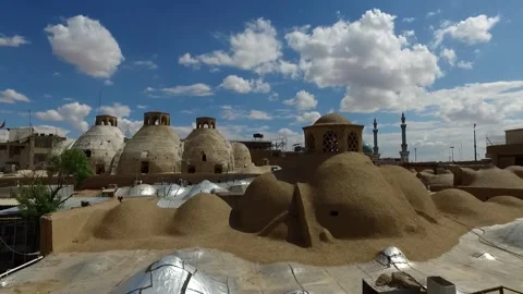 View of a beautiful traditional bazaar displaying unique, stock footage. Stock Footage 304817217