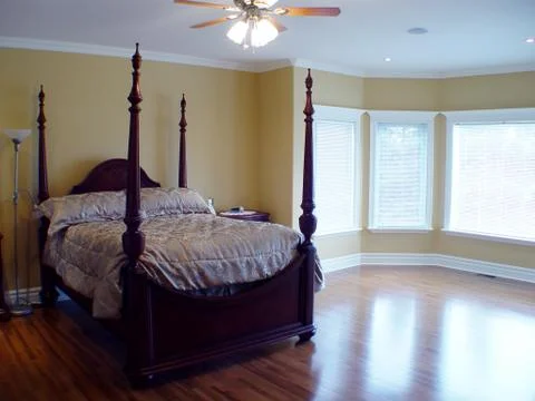 View of bedroom Stock Photos
