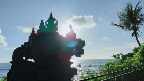 THE VIEW BEHIND THE TEMPLE Stock Photos