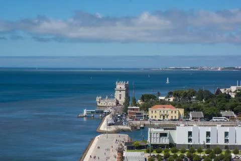 View on belem tower Stock Photos