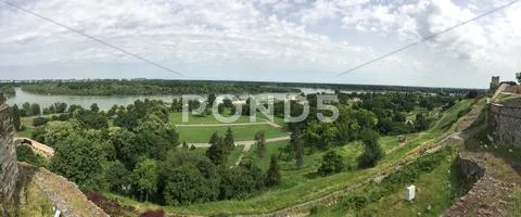 View from the Belgrade Fortress Stock Photos