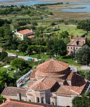 View from the bell tower of torcello Stock Photos