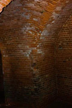 View from below of brick dome ceiling in Jameh Mosque, Isfahan, Iran. This .. Stock Photos