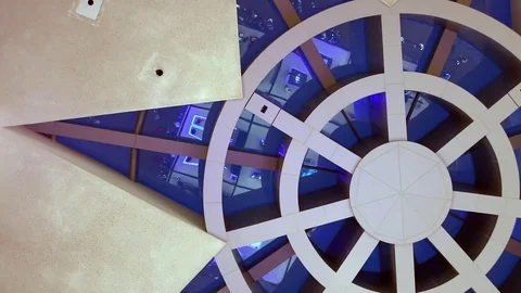 View from below on the ceiling in mall Video stock 75843692