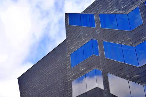 View from below of modern building Stock Photos