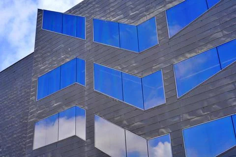 View from below of modern building Stock Photos