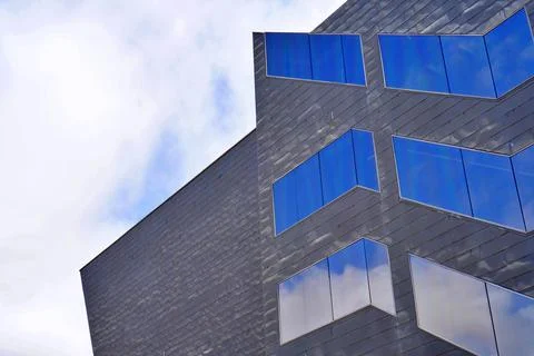 View from below of modern building Stock Photos
