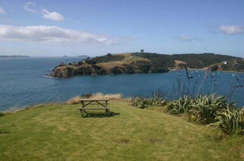 View of Bench &amp; Bay Stock-Fotos