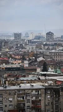 View to Beograd from Gardos viewpoint Stock Photos