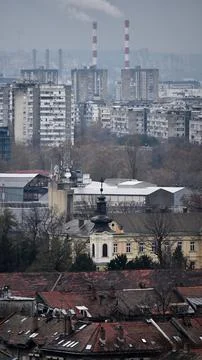 View to Beograd from Gardos viewpoint Stock Photos