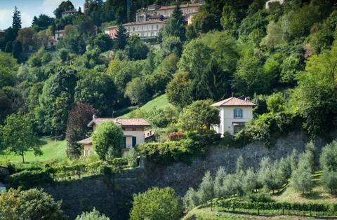 View of Bergamo Stock Photos