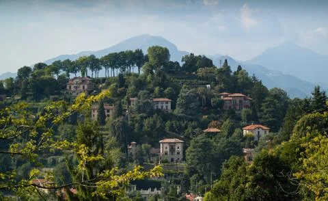 View of Bergamo Stock Photos