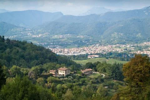 View of Bergamo Stock Photos