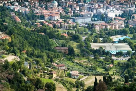 View of Bergamo Stock Photos