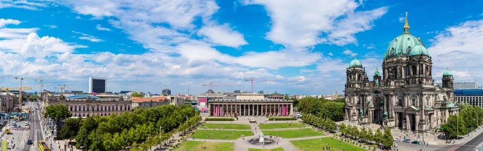 View of Berlin Cathedral Foto stock