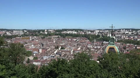 View on Besancon Stock Footage 67988638