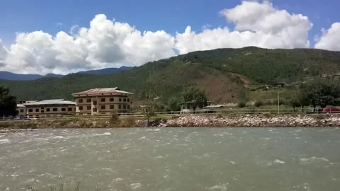 View in Bhutan Stock Footage 247327870