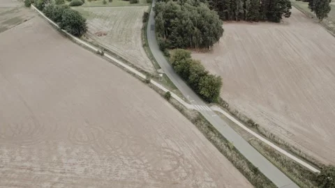 View of the bicycle path Stock Footage 252044848