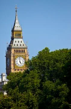 View of Big Ben from St. James's Park Stock-Fotos