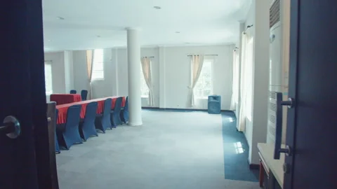 A View of Big Conference Room Stock Footage 161970377