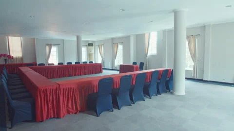 A View of Big Conference Room Stock Footage 161970977