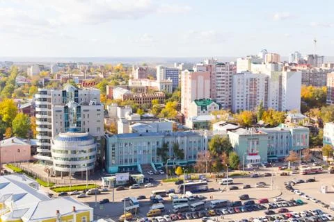View from bird flight Stock Photos