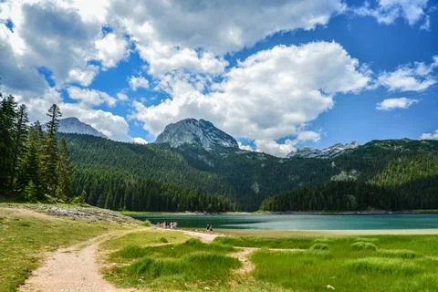 View of The Black Lake Stock Photos