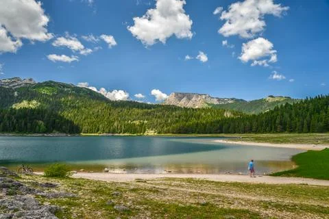 View of The Black Lake Stock Photos