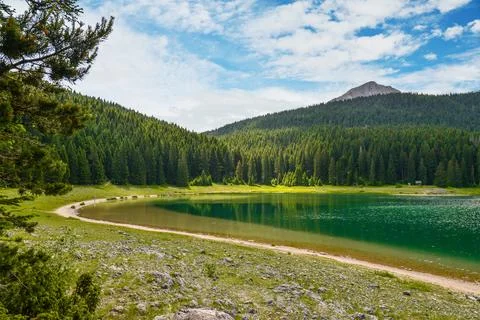View of The Black Lake Stock Photos