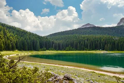 View of The Black Lake Stock Photos