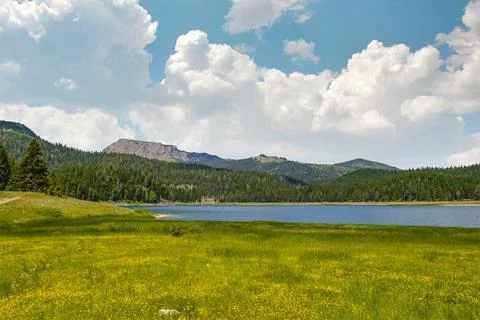 View of The Black Lake Stock Photos