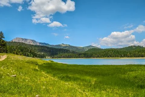 View of The Black Lake Stock Photos