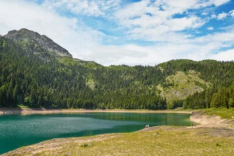 View of The Black Lake Stock Photos