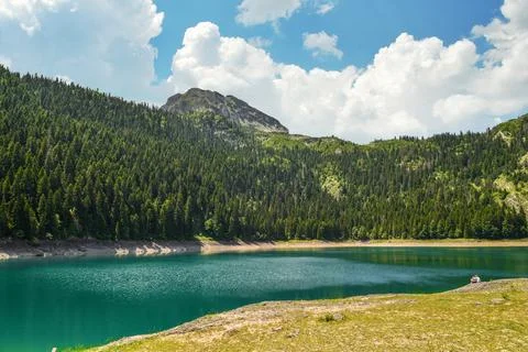 View of The Black Lake Stock Photos