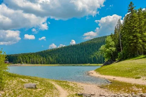 View of The Black Lake Stock Photos