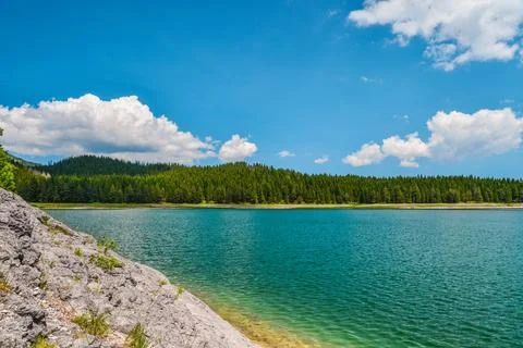 View of The Black Lake Stock Photos