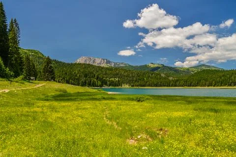 View of The Black Lake Stock Photos