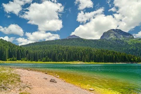 View of The Black Lake Stock Photos