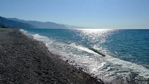 View of the Black Sea. Video stock 140784566